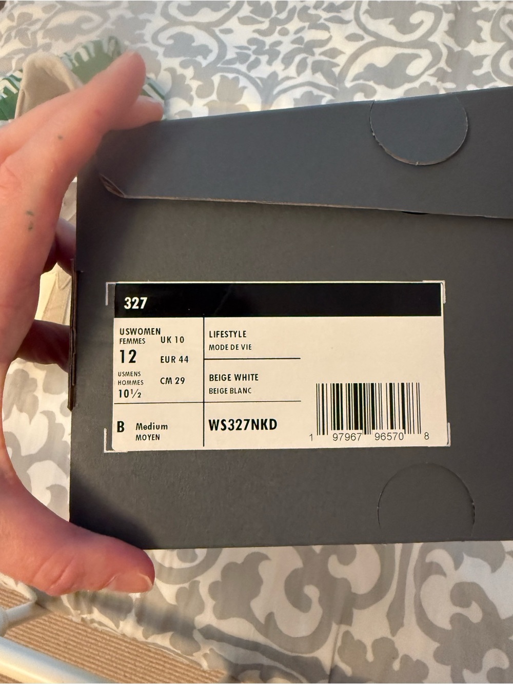 New Balance Women's 327 Sneaker - Size 12 - Picture 3 of 4